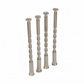 Multi-cut through bolt EDM TRN02 Steel M4 x 75 mm (4 Units)