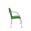 Vase DKD Home Decor White Green Aluminium 20 x 6 x 21 cm (2 Units)
