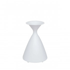 Base Nadia Table White Aluminium 35 x 35 x 50 cm