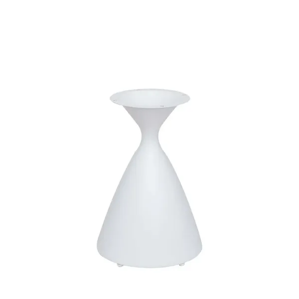 Base Nadia Table White Aluminium 35 x 35 x 50 cm