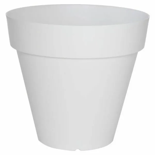 Plant pot Riviera White Plastic Squared Ø 50 cm