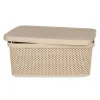 Storage Box with Lid Beige Plastic 13 L 28 x 15 x 39 cm (12 Units)