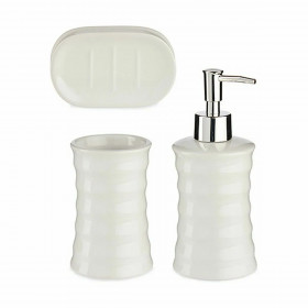 Bath Set White Ceramic (12 Units)