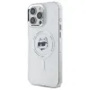 Karl Lagerfeld IML Metal Choupette Head MagSafe - Case for iPhone 16 Pro Max (white)