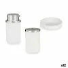 Bath Set White Plastic (12 Units)