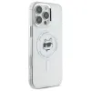 Karl Lagerfeld IML Metal Choupette Head MagSafe - Case for iPhone 16 Pro Max (white)
