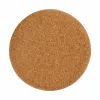 Pouffe Brown Cork MDF Wood 28 x 28 x 28 cm (4 Units)