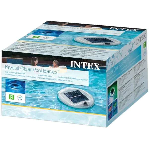 Floating solar light for swimming pools Intex 28695 16,8 x 10,8 x 16,8 cm 