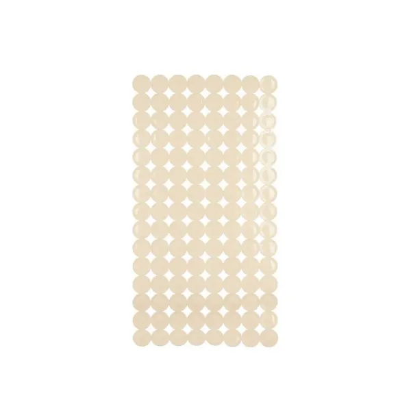 Non-slip Shower Mat Beige PVC 68 x 36 x 1 cm (6 Units)