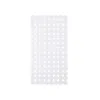 Non-slip Shower Mat White PVC 68 x 1 x 36 cm (6 Units)