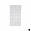 Non-slip Shower Mat Frames Transparent PVC 67,7 x 38,5 x 0,7 cm (6 Units)