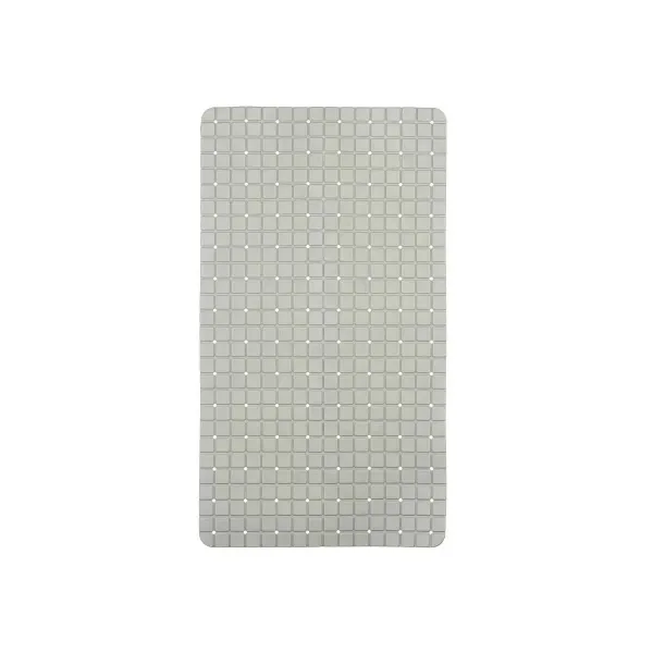 Non-slip Shower Mat Frames Grey PVC 67,7 x 38,5 x 0,7 cm (6 Units)