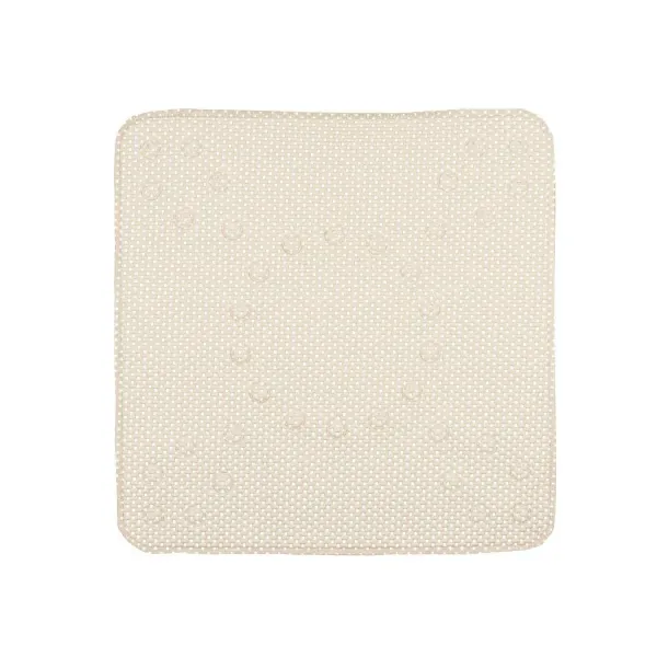 Non-slip Shower Mat Beige PVC 53 x 52,5 x 1 cm (6 Units)