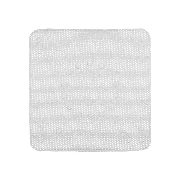 Non-slip Shower Mat Grey PVC 53 x 52,5 x 1 cm (6 Units)