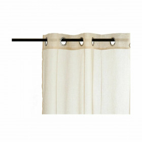Curtain 140 x 260 cm Beige (6 Units)