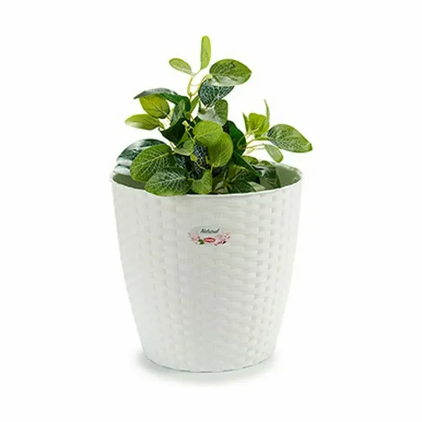 Planter Stefanplast White Plastic 29 x 27 x 29 cm (6 Units)