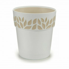 Self-watering flowerpot Stefanplast Cloe White Plastic 19 x 19 x 19 cm (12 Units)