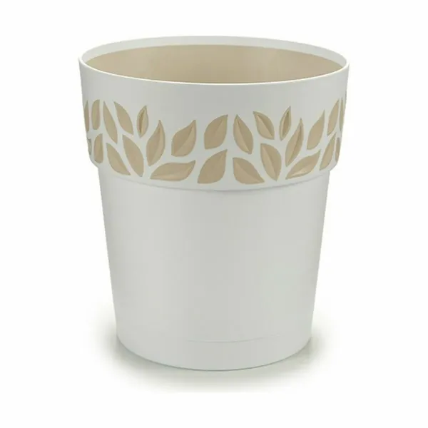 Self-watering flowerpot Stefanplast Cloe White Plastic 19 x 19 x 19 cm (12 Units)