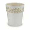 Self-watering flowerpot Stefanplast Cloe White Plastic 19 x 19 x 19 cm (12 Units)