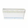 Self-watering planter Stefanplast Cloe White Plastic 13,3 x 12,3 x 29,3 cm (12 Units)