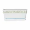 Self-watering planter Stefanplast Gaia White Plastic 13,3 x 12,3 x 29,3 cm (12 Units)