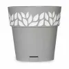 Self-watering flowerpot Stefanplast Cloe Grey Plastic 19 x 19 x 19 cm (12 Units)