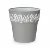 Self-watering flowerpot Stefanplast Gaia Grey Plastic 29 x 29 x 29 cm (6 Units)