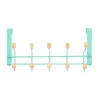 Door Coat Rack Green Wood Metal 35 x 17 x 15 cm (6 Units)