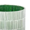 Candleholder Green Crystal Cement 13 x 13 x 20 cm
