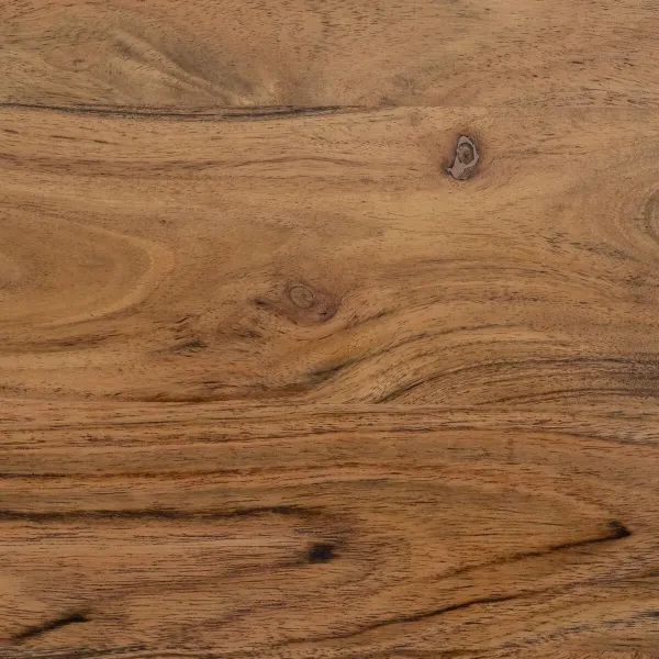 Set of 3 tables Wood Metal Iron Acacia 50 x 50 x 45 cm