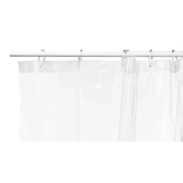 Shower Curtain Transparent Polyethylene EVA 180 x 180 cm (12 Units)