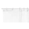 Shower Curtain Transparent Polyethylene EVA 180 x 180 cm (12 Units)