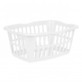 Basket White polypropylene 50 L 58 x 24 x 42 cm (12 Units)
