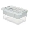Multi-use Box Grey Transparent Plastic 5 L 29,5 x 14,5 x 19,2 cm (6 Units)
