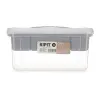 Multi-use Box Grey Transparent Plastic 5 L 29,5 x 14,5 x 19,2 cm (6 Units)