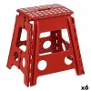 Folding Stool Plastic 39 x 22 x 29 cm (6 Units)