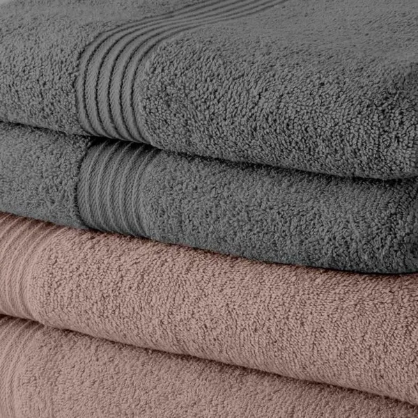 Towel set TODAY Grey 10 Pieces 70 x 130 cm