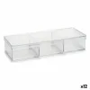 Organiser Transparent Plastic 20 x 3,5 x 7 cm (12 Units)