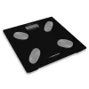 Digital Bathroom Scales Esperanza EBS022K Black Tempered glass