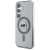 Karl Lagerfeld Button Karl Head Printed Logo MagSafe - Case for Samsung Galaxy S25 (Black)