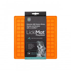 Dog Feeder Lickimat TPR Orange