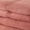Towels Set TODAY Terracotta 100% cotton (4 Pieces)