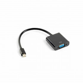 Mini DisplayPort to VGA Adapter Lanberg AD-0006-BK Black 20 cm