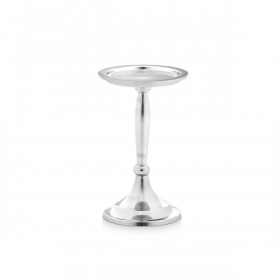 Candle Holder Silver Aluminium 10 x 17 x 8,5 cm (8 Units)