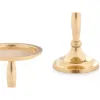 Candle Holder Golden Aluminium 10 x 12 x 10 cm (8 Units)