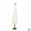 Christmas Tree White Golden 8,5 x 43 x 8,5 cm (12 Units)