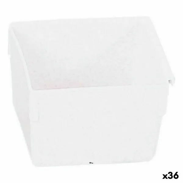 Multi-use Box Modular White 8 x 8 x 5,3 cm (36 Units)