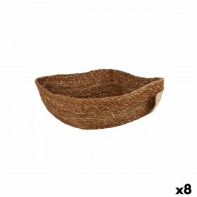 Multi-purpose basket Privilege wicker Squared 27 x 27 x 9 cm (8 Units)