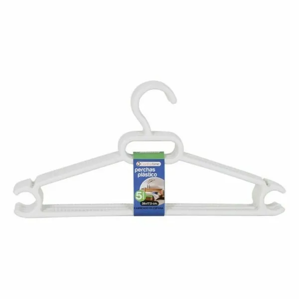 Hangers Leo Dem Leo Plastic 5 Pieces 38 x 17,5 cm (12 Units)