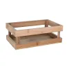 Storage Box Inde Bamboo 26,5 x 16,2 x 10 cm (3 Units)